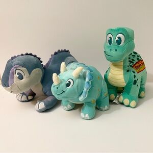 Disney Animal Kingdom Dino-Rama Plush Lot Aladar & Dinoland 3pc